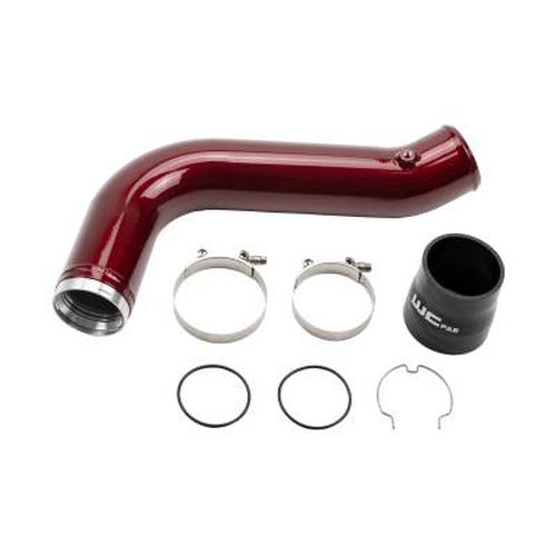 Wehrli Passenger Side 3.5 in. Intercooler Pipe 17-19 Duramax L5P WCFab Red WCFab Red 100530-RED