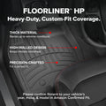 WeatherTech Black Front Rear Rear FloorLiner HP Fits -23-25 Jeep 441704-1-2-3IM