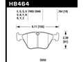 Hawk 01-06 BMW 330Ci / 01-05 330i/330Xi / 01-06 M3 DTC-60 Race Front Brake Pads