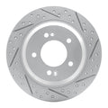 DFC 13-24 Hyundai Sonata Rear Drilled & Slotted Geoperformance Rotors 5000 Advanced Pads w/Hardware
