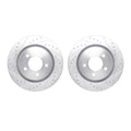 R1 Concepts Brake Rotor- D/S - Silver Fits Chrysler 300M