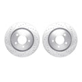 R1 Concepts Brake Rotor- D/S - Silver Fits Chrysler 300M
