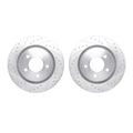R1 Concepts Brake Rotor- D/S - Silver Fits Chrysler 300M