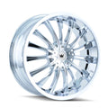 ~(34 lbs. 20X20X10)~ MAZZI 351 CHROME 18X7.5 5-100/5-114.3 40MM 72.62MM