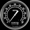TRADITIONAL 3IN SPEEDO 200 KPH