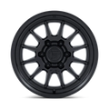 FUEL WHEELS SPUR 17X9 6X4.5 66 -12 M-BLK FLOW FORMED ALUMINUM MATTE BLACK FC902MX17906412N