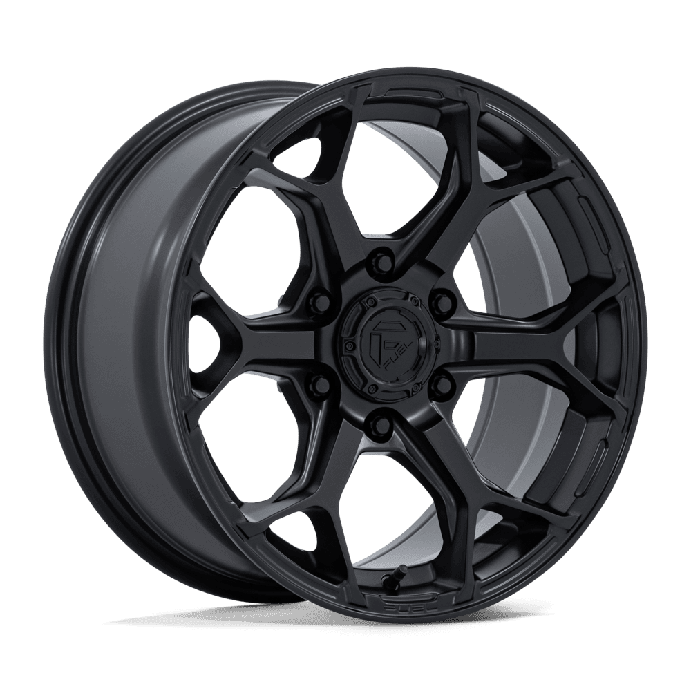 FUEL WHEELS SPLICER 17X8.5 6X135 87 25 BLK-OUT FLOW FORMED ALUMINUM BLACKOUT FC903MX17856325