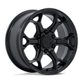 FUEL WHEELS SPLICER 17X9 6X4.5 66 1 BLK-OUT FLOW FORMED ALUMINUM BLACKOUT FC903MX17906401