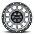 Method MR305 NV 17x8.5 / 0mm Offset / 5x5 BP / 94mm CB / Titanium - Matte Black Lip Wheel