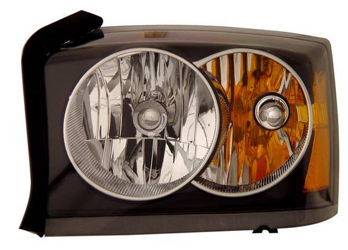 0506 DAKOTA HEADLIGHTS BLACK CLEAR DRIVER/PASSENGER