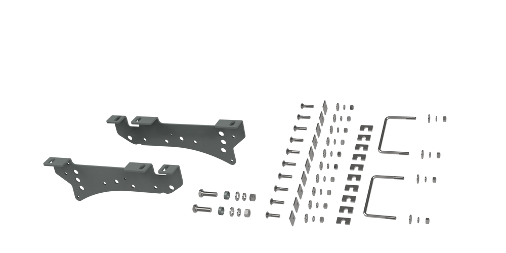 (KIT)1721 F250/F350 PATRIOT CUSTOM BRACKET W/RAILS