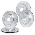 R1 Concepts Brake Rotor- D/S - Silver Fits Mini Cooper