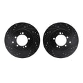 R1 Concepts Brake Rotor- D/S - Black