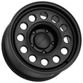 ***Discontinued***NOMAD N501SB CONVOY SATIN BLACK 17X8.5 8X165.1 25mm