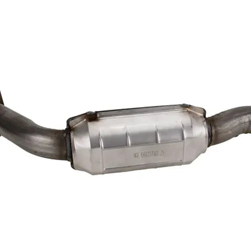 STACK PIPE CHROME SLANT CUT 6IN REDUCE TO 5IN (OD) 48IN LGTH