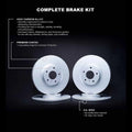 R1 Concepts Brake Rotor- Carbon Coated Fits Buick Cascada