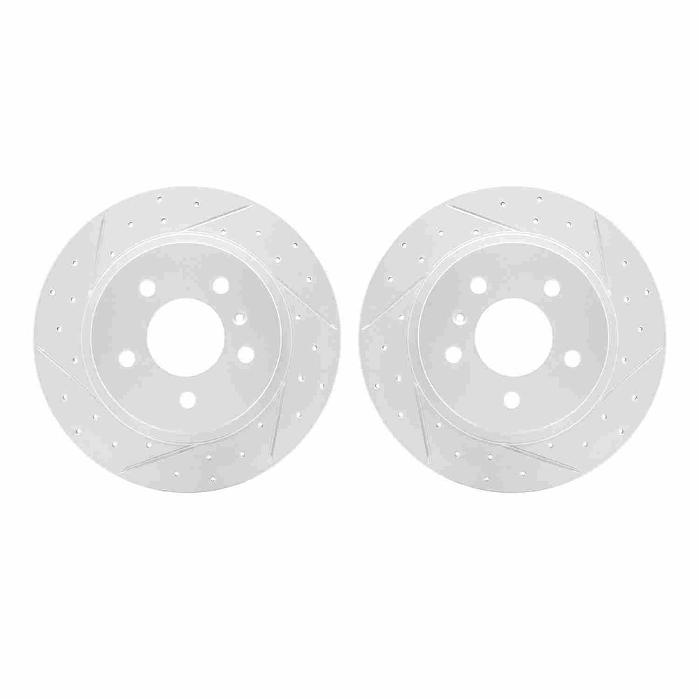DFC 06-11 Buick Lucerne Rear Drilled & Slotted Geoperformance Rotors