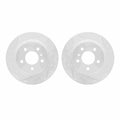 DFC 06-11 Buick Lucerne Rear Drilled & Slotted Geoperformance Rotors