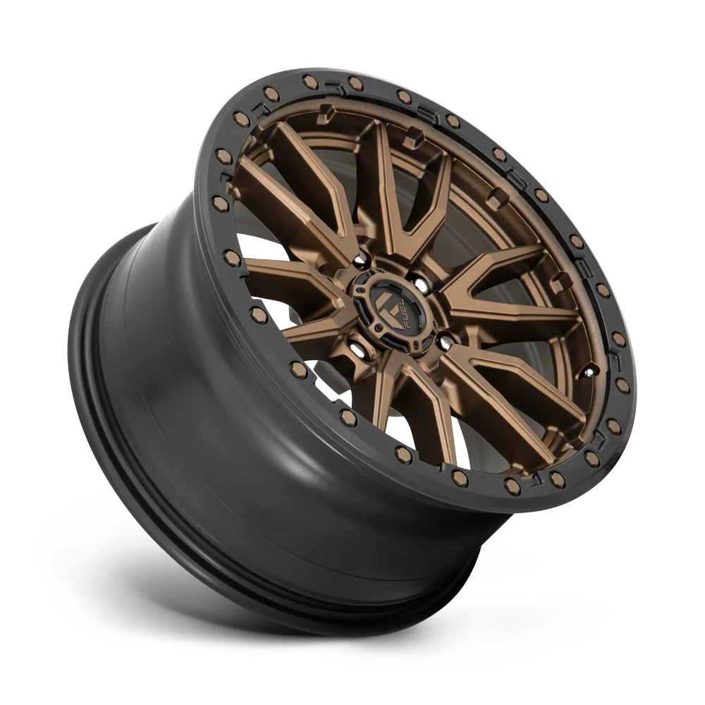 FUEL WHEELS REBEL 18X9 6X4.5 66 1 ZDB EXPORT CAST ALUMINUM MATTE BRONZE BLACK BEAD RING D68118908750