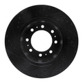 R1 19-25 Ram 3500 Rear Right Drilled & Slotted Black Brake Rotor