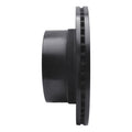 R1 19-25 Ram 3500 Rear Right Drilled & Slotted Black Brake Rotor