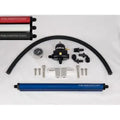 Fuel Injector Clinic Complete DSM Fuel Rail Kit With -8 AN Inlet -6 AN Return Fittings