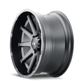 Cast Aluminum Wheels 143 MB 20x9 Matte Black 8 On 165.1 Bolt Pattern 0 Offset ION Wheels