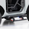 21C BRONCO 2 DR 4IN STEEL OVAL SIDE BARS BLACK