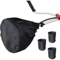 4POSITION CHANNEL STYLE LOCKABLE TRIMMER RACK FOR OPEN LANDSCAPE TRAILERS