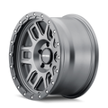 MAYHEM DELTA 8304 MATTE GUNMETAL W MATTE BLACK LIP 20X9 5-127 -12MM 78.1MM