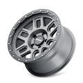 MAYHEM DELTA 8304 MATTE GUNMETAL W MATTE BLACK LIP 20X9 5-127 -12MM 78.1MM