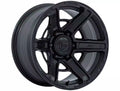 FUEL WHEELS GAMBIT 17X9 6X5.5 106 1 M-BLK FLOW FORMED ALUMINUM MATTE BLACK FC892MX17906801