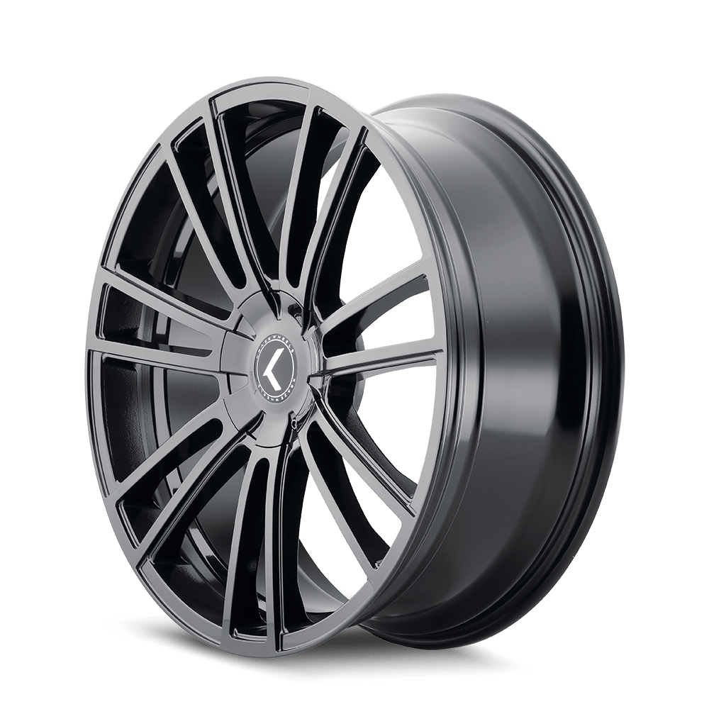 KRAZE SPECTRA 183 GLOSS BLACK 20X8.5 5-115 5-120 38MM 74.1MM