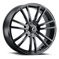 KRAZE SPECTRA 183 GLOSS BLACK 20X8.5 5-115 5-120 38MM 74.1MM