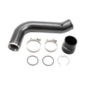 Wehrli Passenger Side 3.5 in. Intercooler Pipe 17-19 Duramax L5P WCFab Grey WCFab Grey 100530-GRY