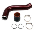 Wehrli Passenger Side 3.5 in. Intercooler Pipe 17-19 Duramax L5P WCFab Grey WCFab Grey 100530-GRY