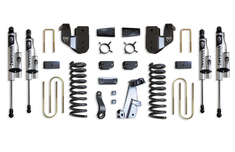 1318 RAM 3500 4WD BASIC 6IN LIFT KIT W/ RADIUS ARM BRACKETS & VULCAN 2.0 RESERVOIR SHOCKS