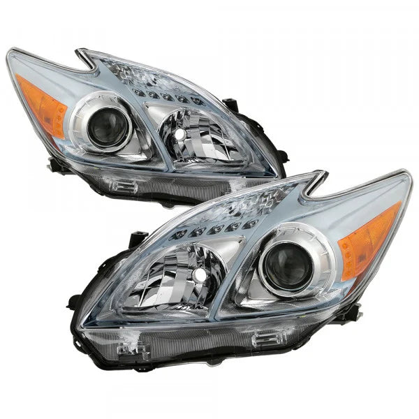 1011 PRIUS HALOGEN ONLY (EX MODELS WITH LED TYPE ) OEM STYLE HEADLIGHTS CHROME