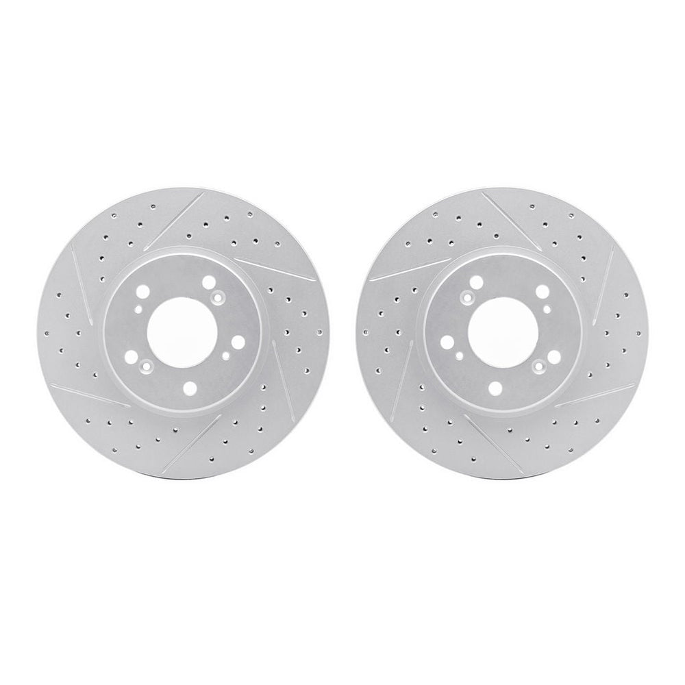 DFC 99-04 Acura RL Front Drilled & Slotted Geoperformance Rotors