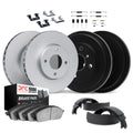 DFC 93-99 Volkswagen Jetta/Cabrio/Golf Front & Rear Geospec Rotor 5000 Adv Pads w/Drum/Shoe/Hardware