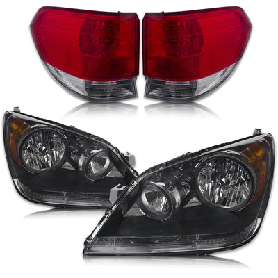 CAPA HD ODYSSEY 0810 HEADLIGHT ASSY YELLOW INNER LENS RH