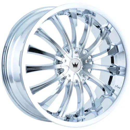 ~(34 lbs. 20X20X10)~ MAZZI 351 CHROME 18X7.5 5-112/5-120 40MM 72.62MM