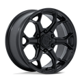 FUEL WHEELS SPLICER 17X9 6X4.5 66 -12 BLK-OUT FLOW FORMED ALUMINUM BLACKOUT FC903MX17906412N