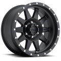 Method MR301 The Standard 17x8.5 +25mm Offset 8x6.5 130.81mm CB Matte Black Wheel