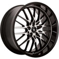 Konig Lace 16x7 8x100/114.3 ET40 Black/Machine Spoke