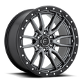 FUEL WHEELS REBEL 18X9 6X114.3 GDB 5.0 01 66.3 CAST ALUMINUM MATTE GUNMETAL BLACK BEAD RING D68018908750