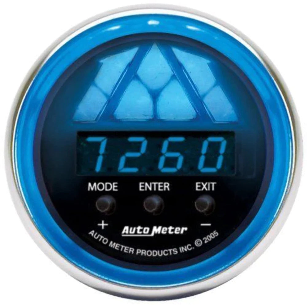 ~(0.6 lbs. 4X4X4)~ GAUGE SHIFT LIGHT DIGITAL RPM W/ MULTI-COLOR LED LIGHT DPSS LEVEL 2 COBALT