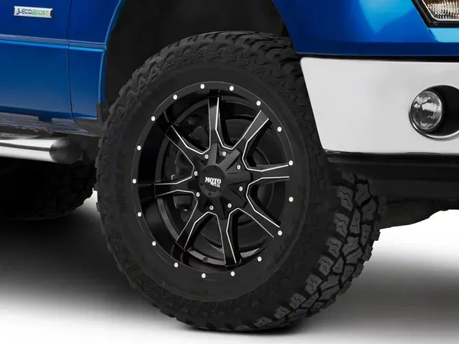 MO970 20X10 6X135/5.5 18MM SEMI GLOSS BLACK MILLED