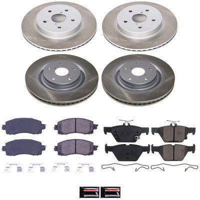 Power Stop SEMI-COATED ROTOR KIT Subaru WRX 2022-24 SC9316