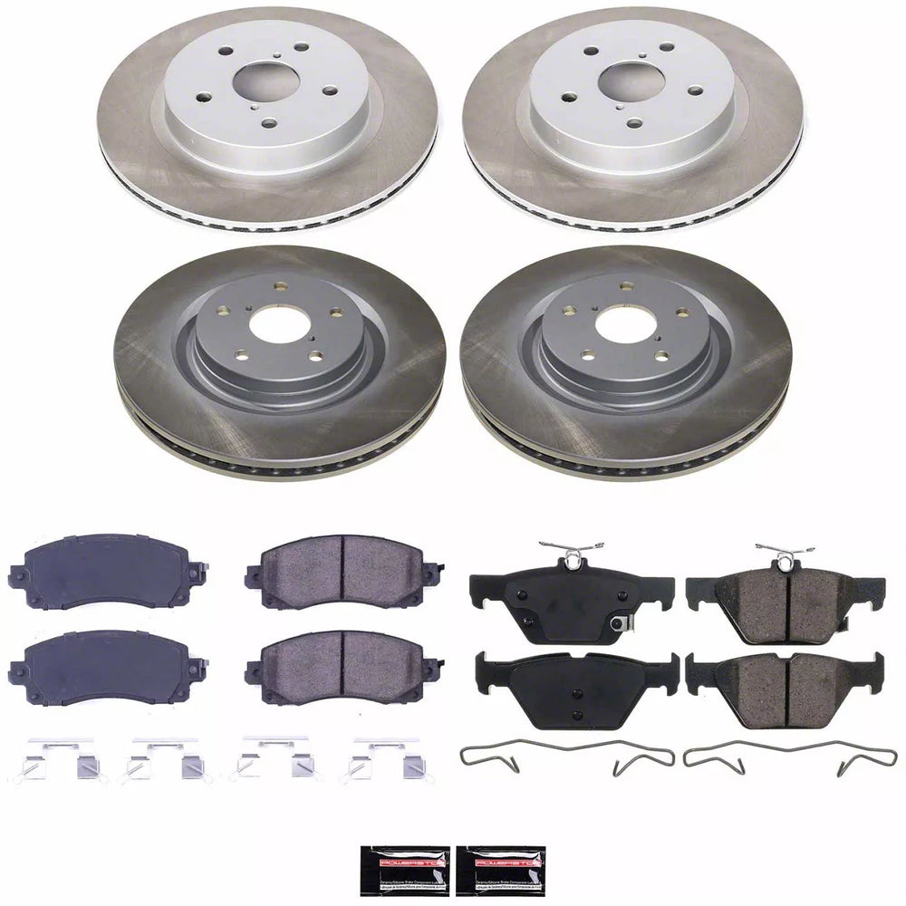 Power Stop SEMI-COATED ROTOR KIT Subaru WRX 2022-24 SC9316